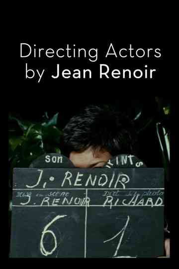 Directing Actors by Jean Renoir