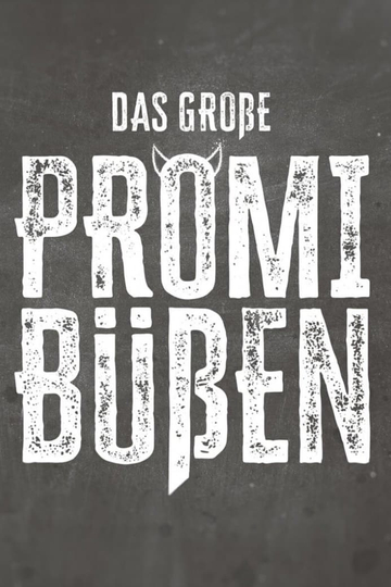 Das große Promi-Büßen Poster