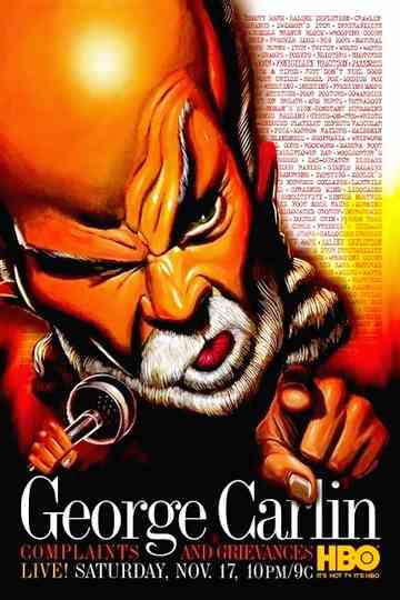 George Carlin: Complaints & Grievances Poster
