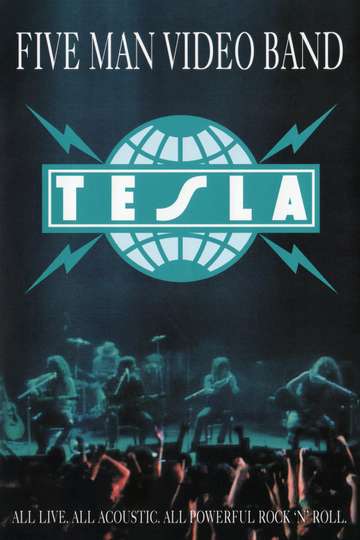 Tesla  Five Man Video Band Poster
