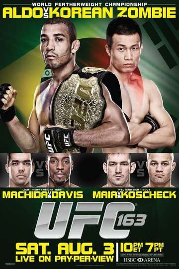 UFC 163 Aldo vs Korean Zombie Poster