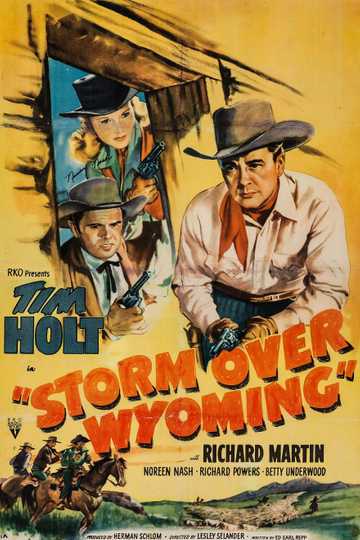 Storm Over Wyoming Poster