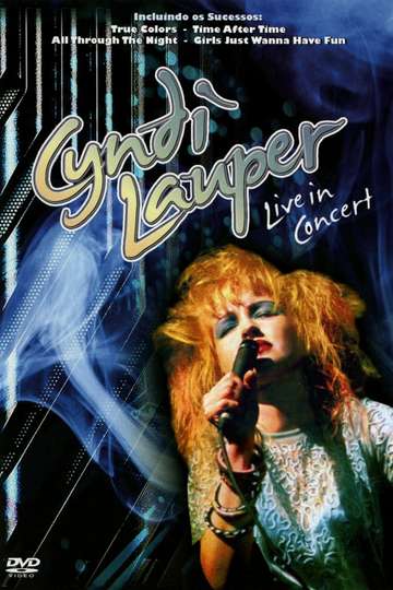 Cyndi Lauper   Live in Paris Poster