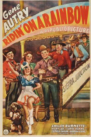 Ridin' on a Rainbow Poster