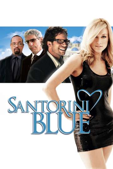 Santorini Blue Poster