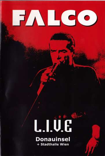 Falco  LIVE Donauinsel  Stadthalle Wien Poster