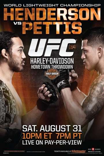 UFC 164 Henderson vs Pettis 2 Poster