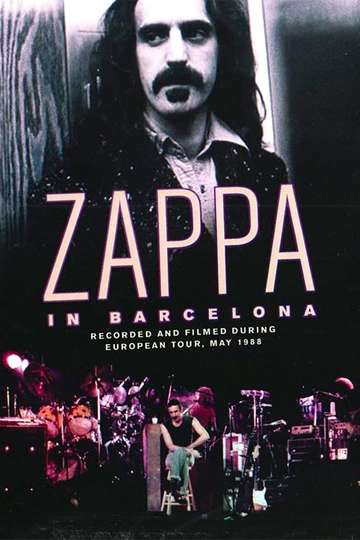 Frank Zappa Live in Barcelona Poster
