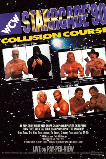 WCW Starrcade 90 Collision Course Poster