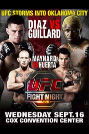 UFC Fight Night 19 Diaz vs Guillard Poster