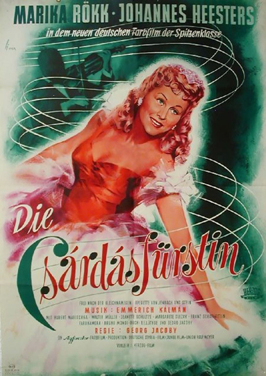 The Csardas Princess Poster