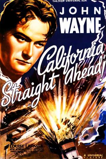 California Straight Ahead Poster