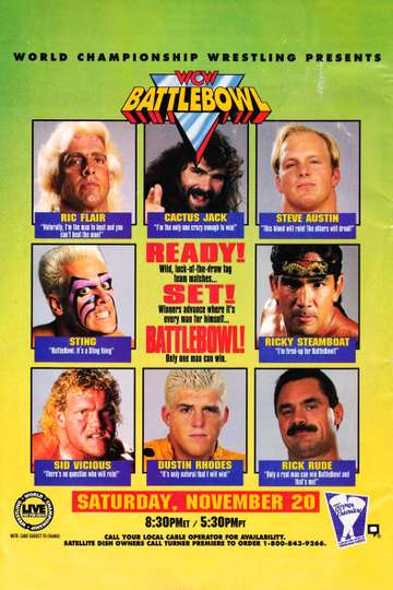 WCW Battle Bowl Poster