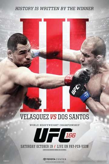 UFC 166 Velasquez vs Dos Santos III Poster