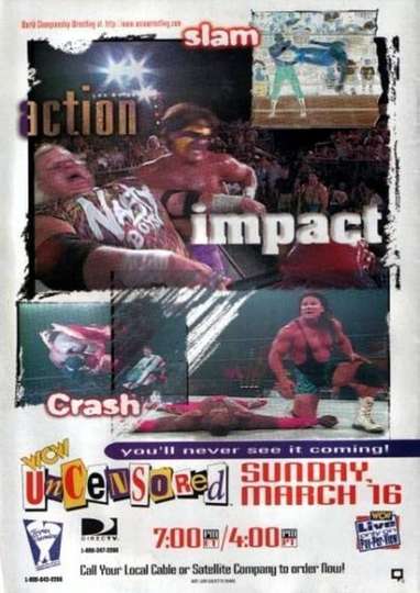 WCW Uncensored 1997 Poster