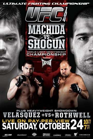 UFC 104 Machida vs Shogun Poster
