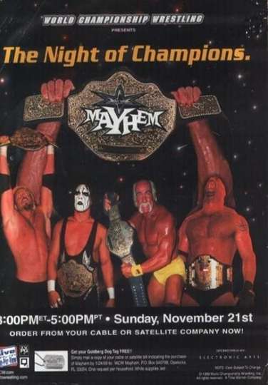 WCW Mayhem 1999 Poster
