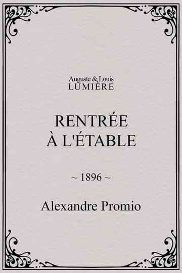 Rentrée à létable