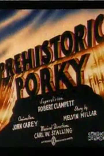 Prehistoric Porky Poster