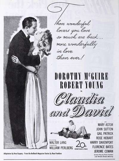 Claudia and David Poster