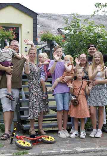 Een huis vol emigreert poster