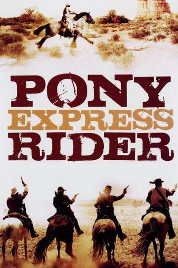 Pony Express Rider Poster