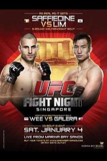 UFC Fight Night 34 Saffiedine vs Lim Poster