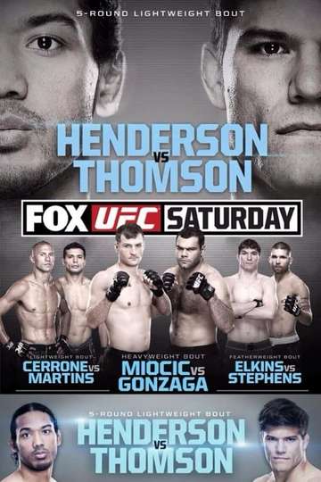 UFC on Fox 10 Henderson vs Thomson Poster
