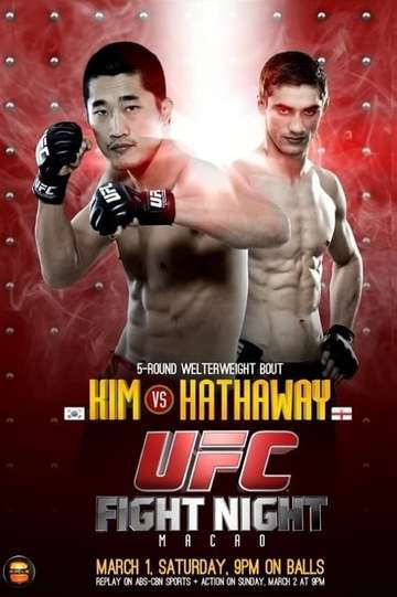The Ultimate Fighter China Finale Kim vs Hathaway Poster