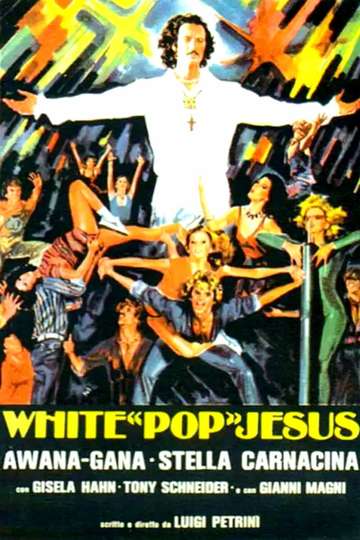 White Pop Jesus Poster