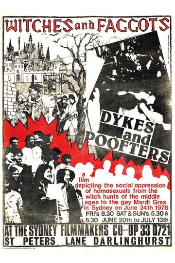 Witches Faggots Dykes and Poofters Poster