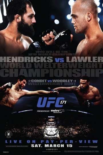 UFC 171 Hendricks vs Lawler Poster
