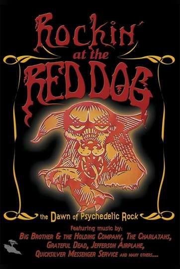 Rockin at the Red Dog The Dawn of Psychedelic Rock Poster