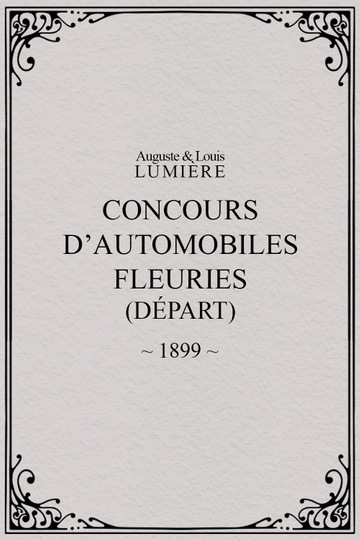 Fête de Paris 1899: Concours d'automobiles fleuries