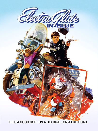 Electra Glide in Blue Poster