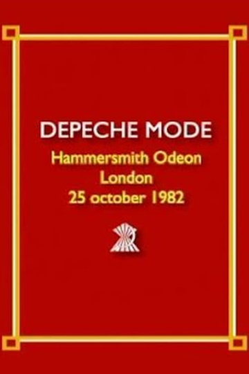 Depeche Mode Live at Hammersmith Odeon