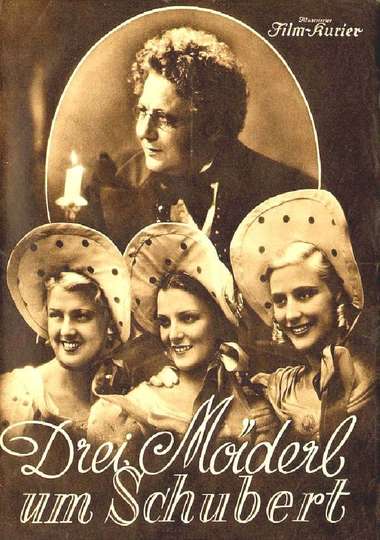 Three Girls Around Schubert Poster
