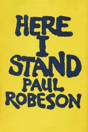 Paul Robeson Here I Stand Poster