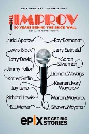 The Improv 50 Years Behind the Brick Wall Poster