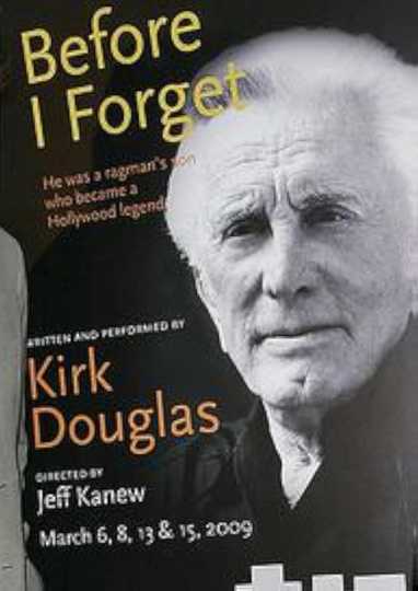 Kirk Douglas: Before I Forget