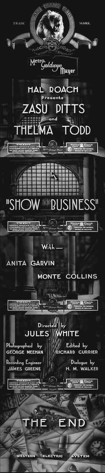 Show Business Poster