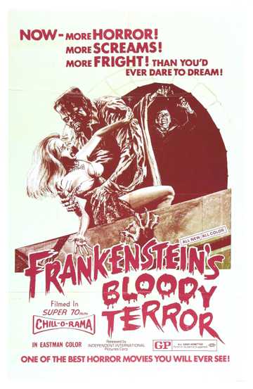 Frankenstein's Bloody Terror Poster