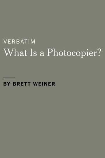 Verbatim: What Is a Photocopier?