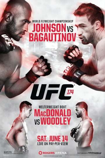 UFC 174 Johnson vs Bagautinov Poster