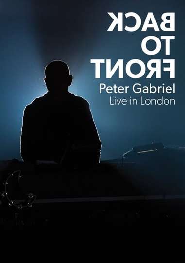 Peter Gabriel Back To Front Poster