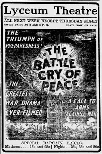 The Battle Cry of Peace Poster