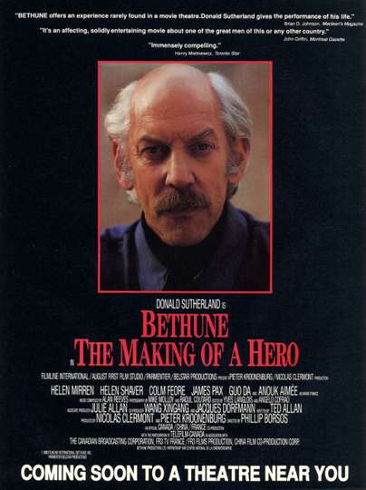 Bethune The Making of a Hero Poster