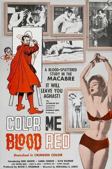 Color Me Blood Red Poster