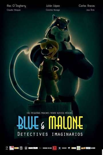 Blue  Malone Imaginary Detectives Poster