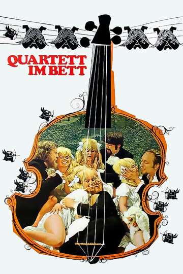 Quartett im Bett Poster